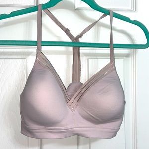 Blush pink Athleta bra